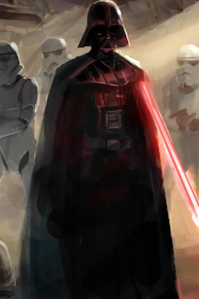 Das Star Wars Darth Vader Wallpaper 640x960