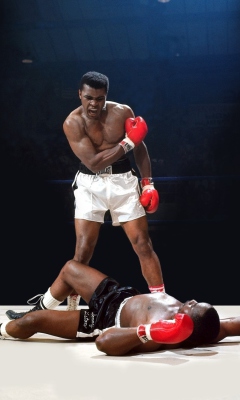 Das Mohammed Ali Legendary Boxer Wallpaper 240x400