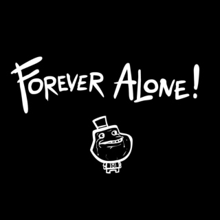 Forever Alone Meme - Obrázkek zdarma pro iPad