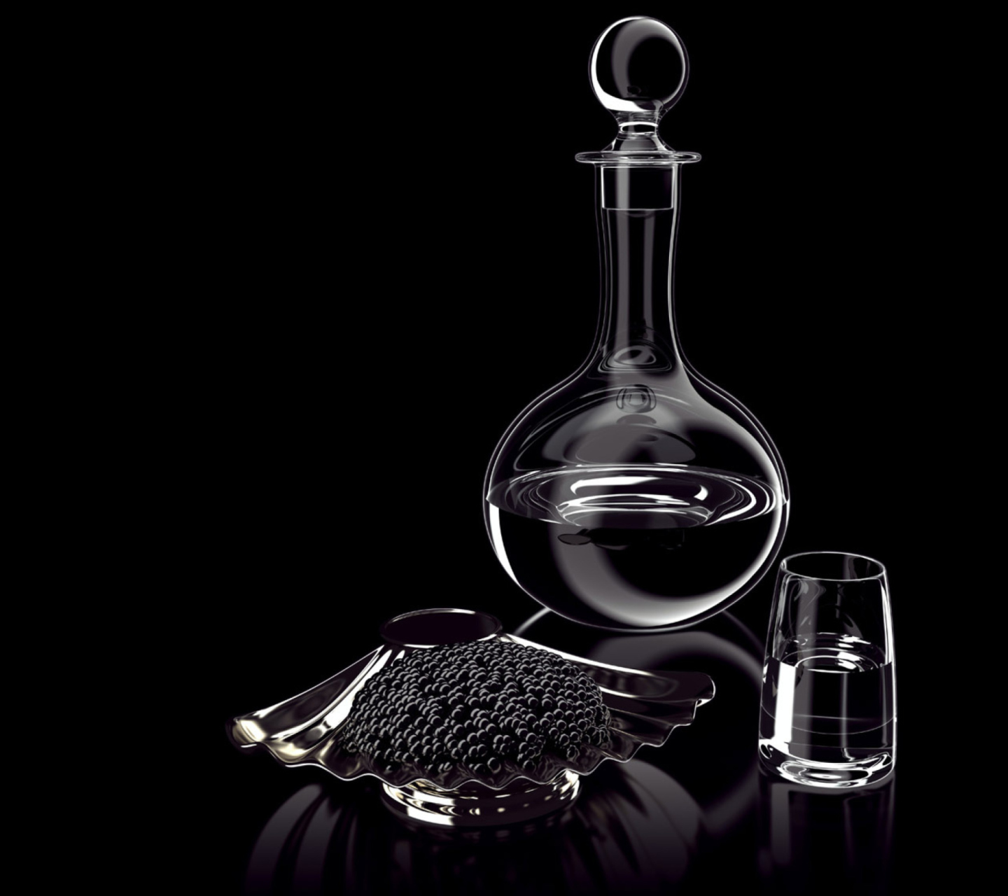 Sfondi Caviar And Vodka 1440x1280