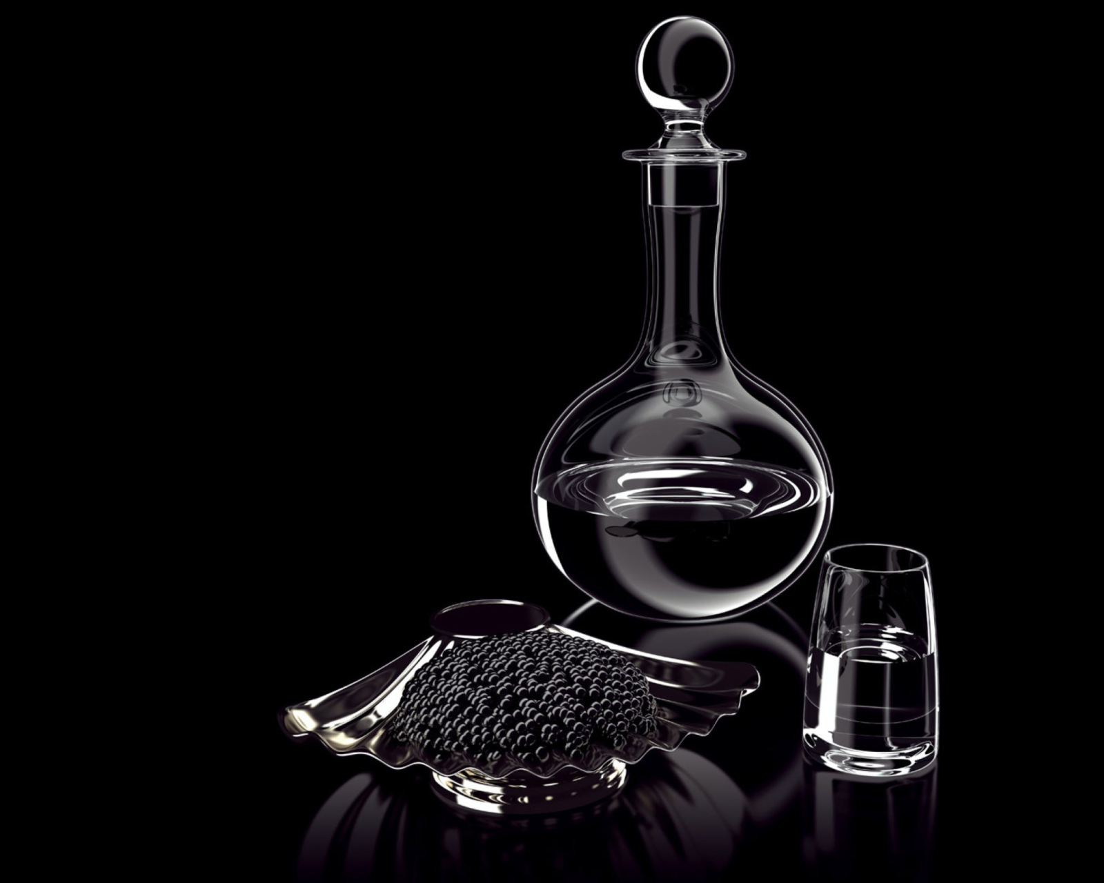 Sfondi Caviar And Vodka 1600x1280