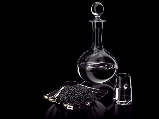 Sfondi Caviar And Vodka 640x480