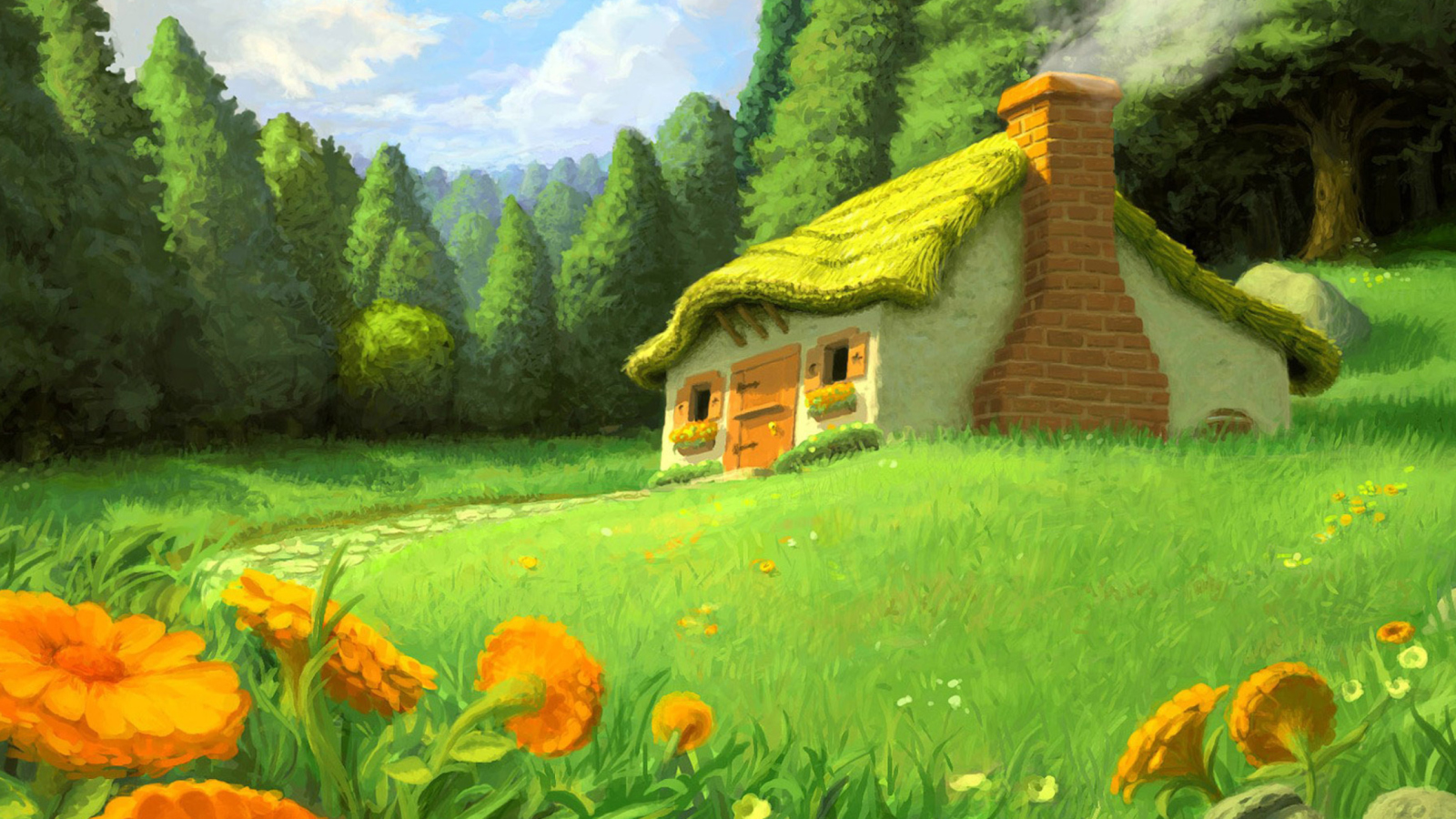 Screenshot №1 pro téma Fantasy Art Scenery 1600x900
