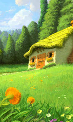 Das Fantasy Art Scenery Wallpaper 240x400