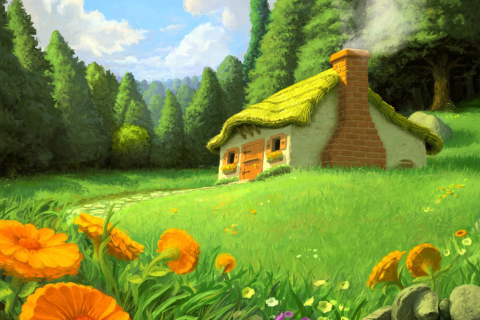 Fantasy Art Scenery screenshot #1 480x320