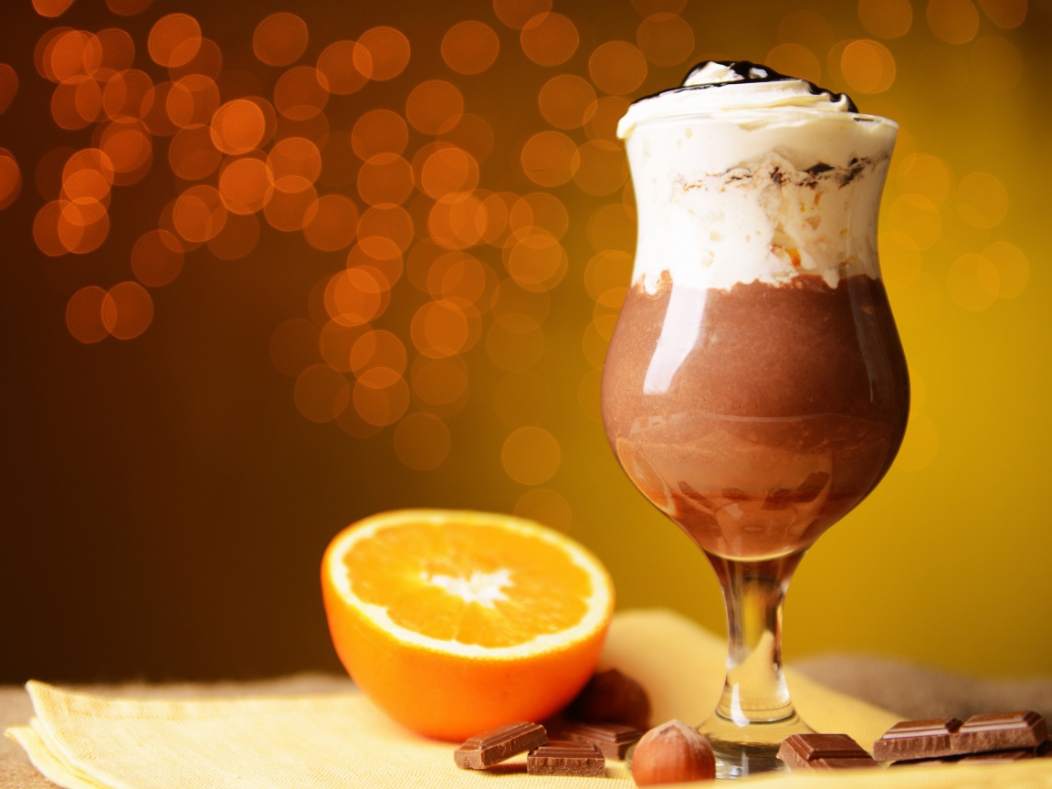 Fondo de pantalla Chocolate cocktail 1152x864