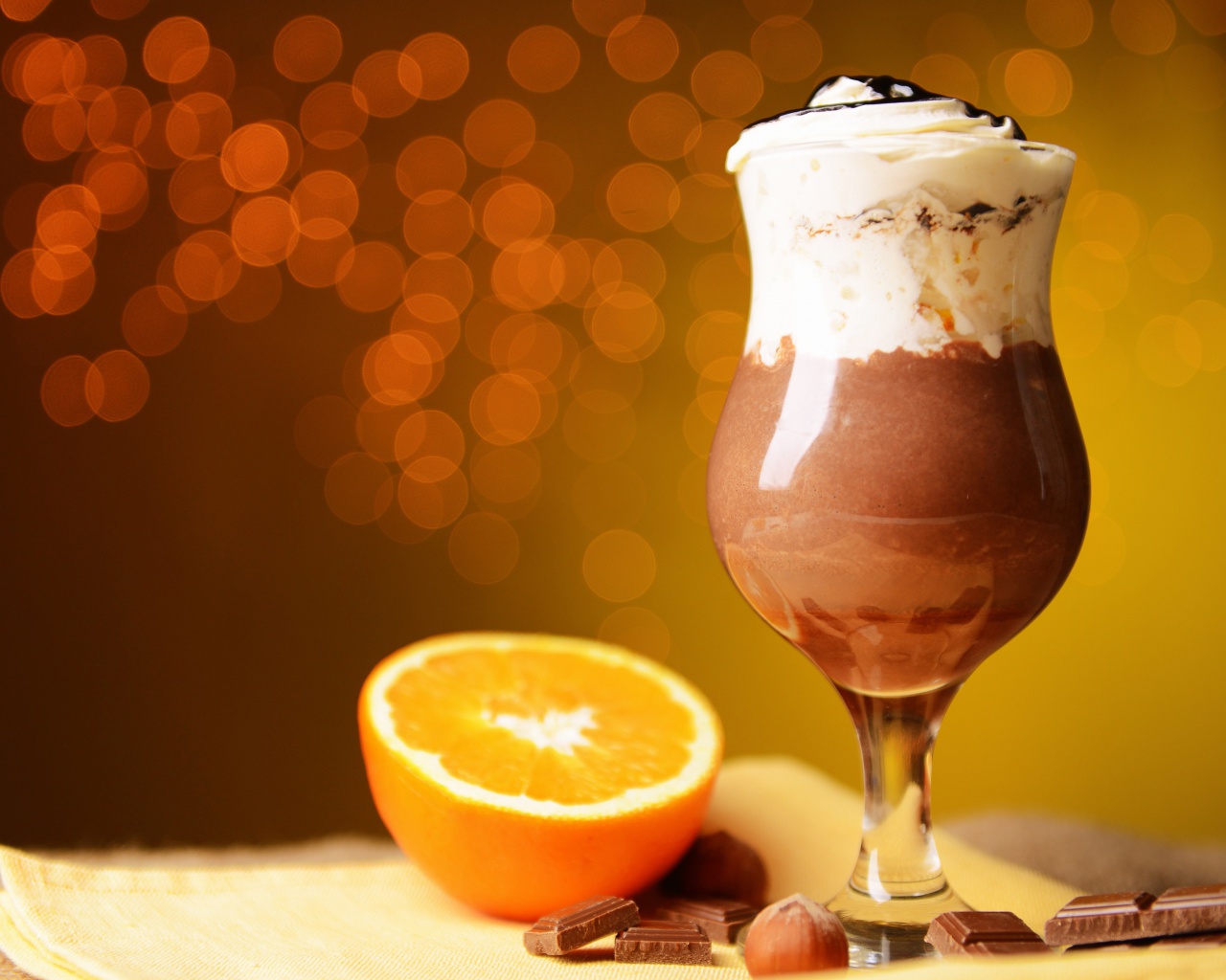 Chocolate cocktail wallpaper 1280x1024