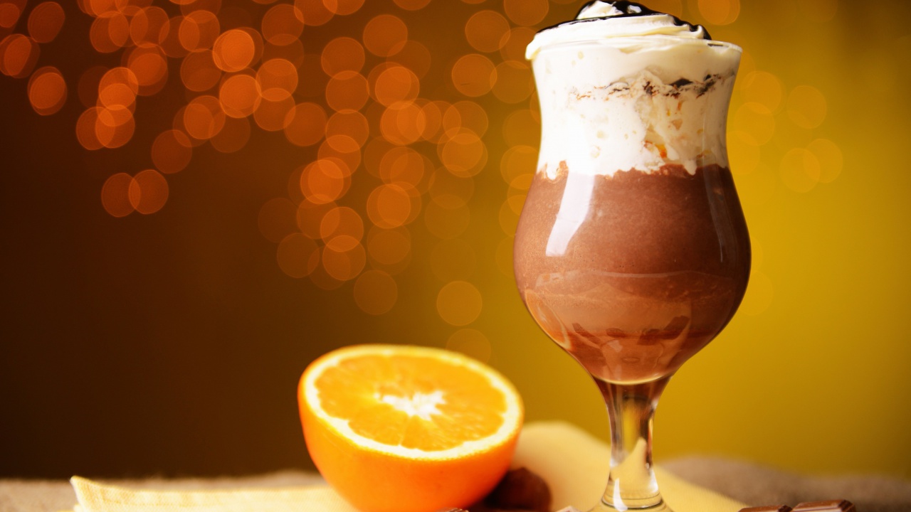 Chocolate cocktail wallpaper 1280x720