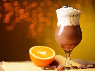 Chocolate cocktail wallpaper 320x240