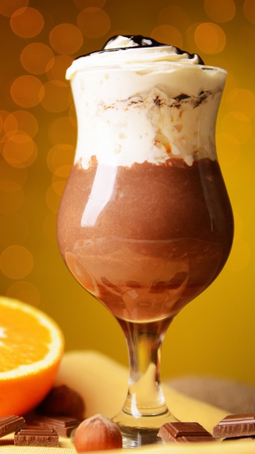 Chocolate cocktail wallpaper 360x640