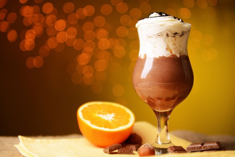 Chocolate cocktail wallpaper 480x320