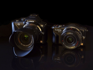 Обои Panasonic Lumix GF3 Mirrorless 320x240