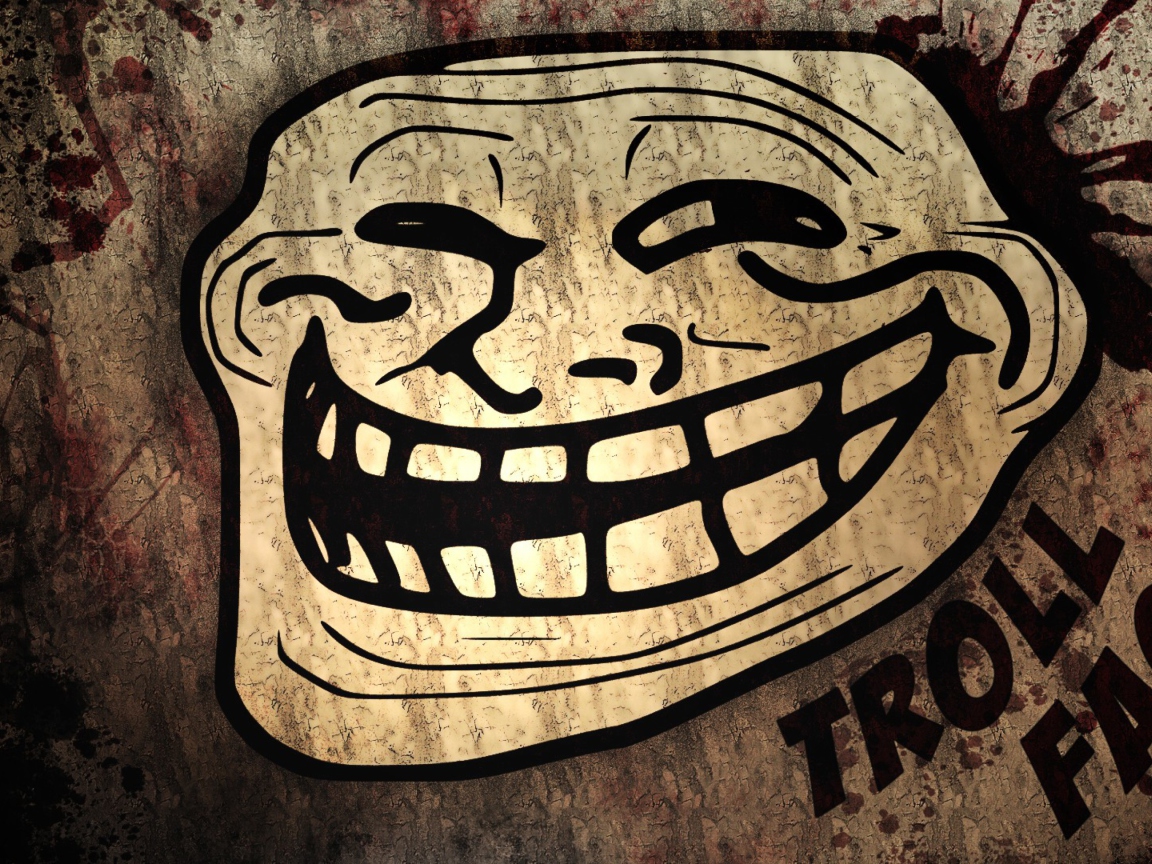 Troll Face wallpaper 1152x864