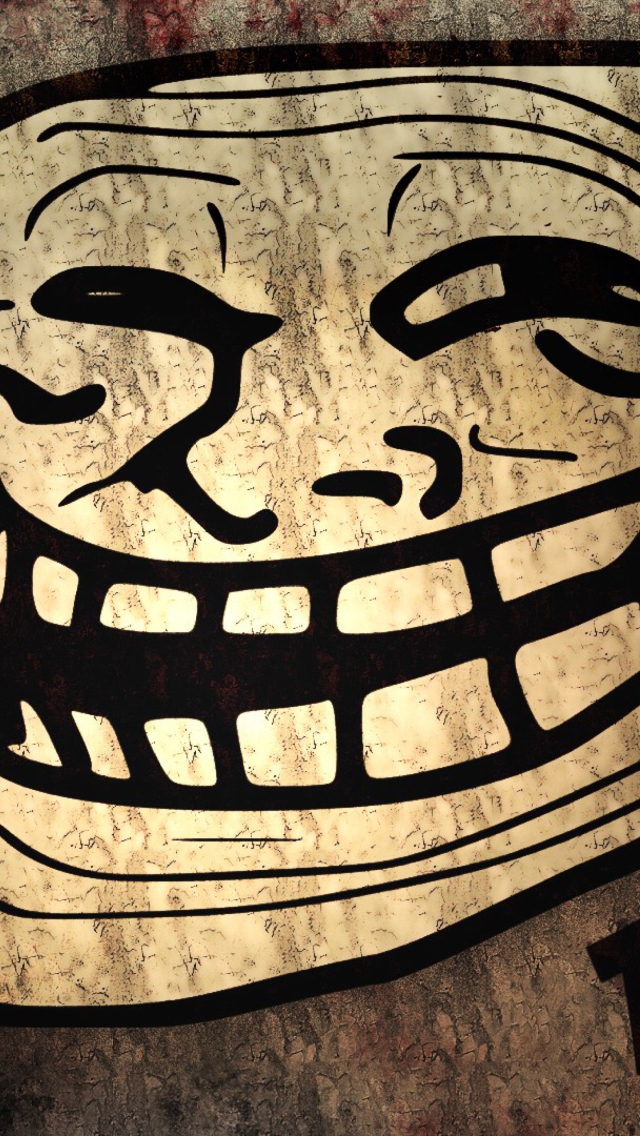 Das Troll Face Wallpaper 640x1136