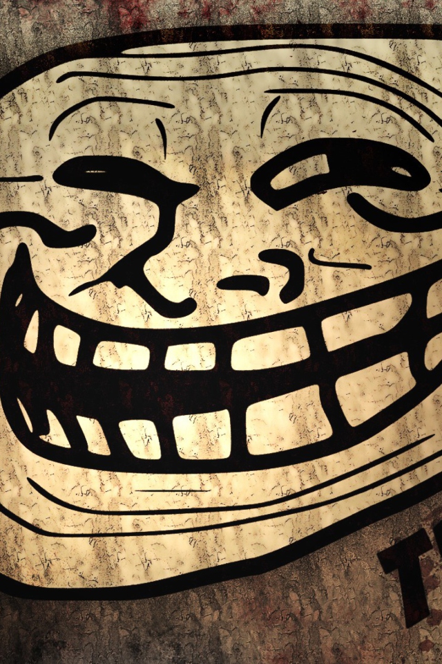 Das Troll Face Wallpaper 640x960