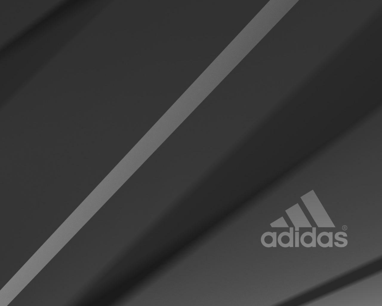 Обои Adidas Grey Logo 1280x1024