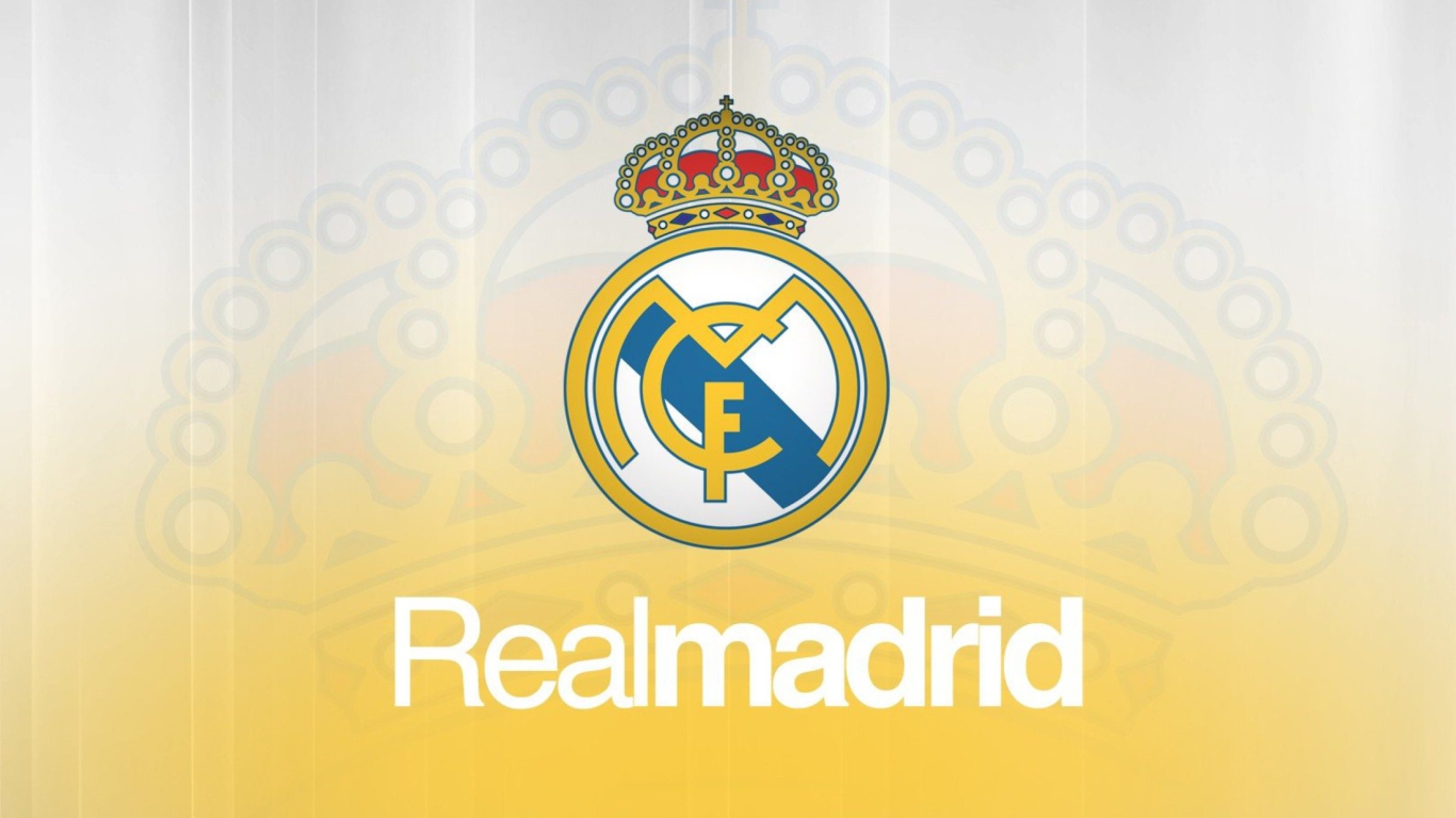 Sfondi Real Madrid Fc Logo 1366x768