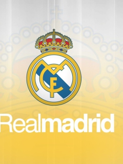 Обои Real Madrid Fc Logo 240x320
