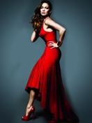 Fondo de pantalla J Lo In Gorgeous Red Dress 132x176