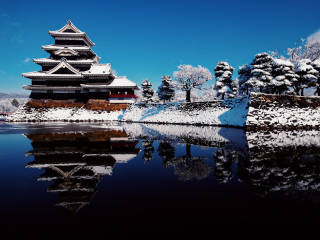 Das Japan, Nagano Prefecture Wallpaper 320x240