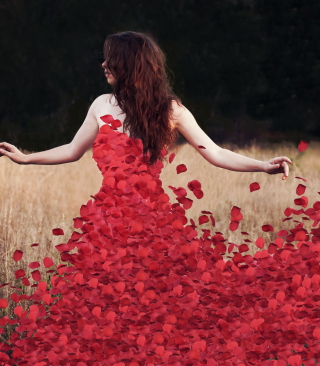 Red Petal Dress - Obrázkek zdarma pro 480x640