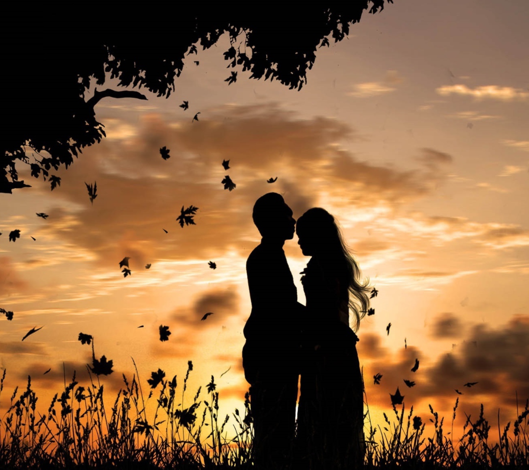 Fondo de pantalla Romantic Silhouettes 1080x960