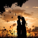 Screenshot №1 pro téma Romantic Silhouettes 128x128