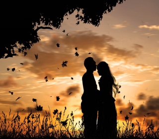 Romantic Silhouettes sfondi gratuiti per 208x208