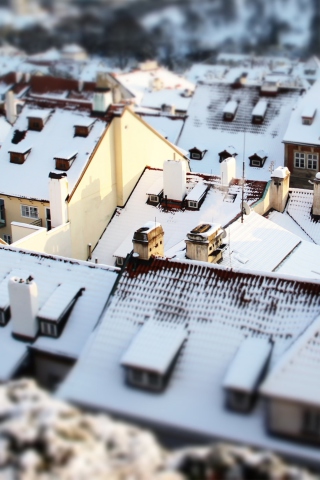 Rooftops In Prague screenshot #1 320x480