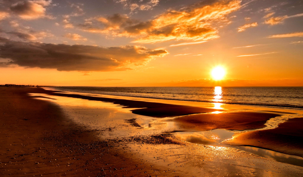 Ocean Beach wallpaper 1024x600