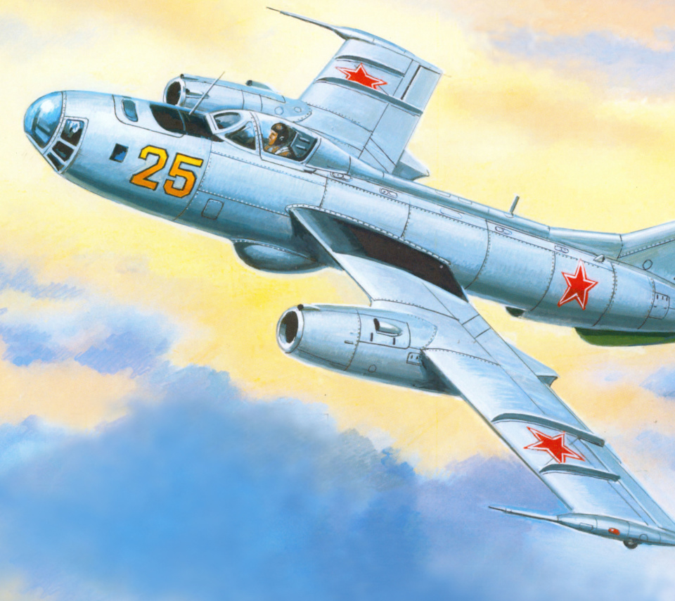 Обои Yakovlev Yak 25 Soviet Union interceptor aircraft 960x854