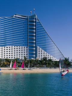 Fondo de pantalla Jumeirah Beach Dubai Hotel 240x320