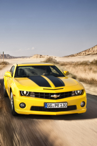 Das Chevrolet Camaro Wallpaper 320x480