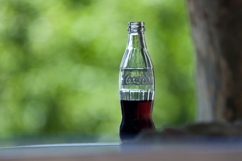 Das Coca-Cola Bottle Wallpaper 480x320