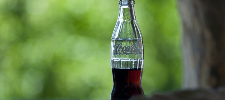Fondo de pantalla Coca-Cola Bottle 720x320