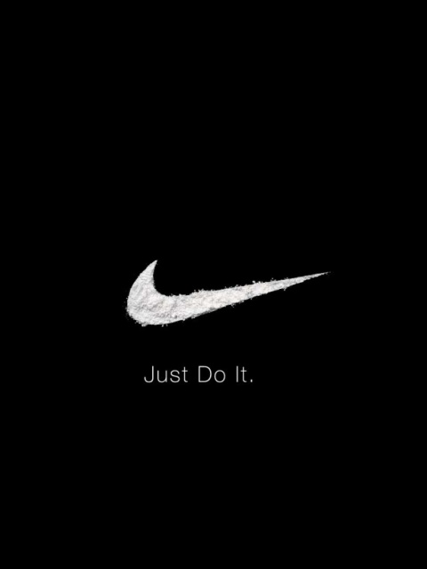 Fondo de pantalla Nike Logo HD 480x640