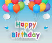 Fondo de pantalla Happy Birthday 176x144