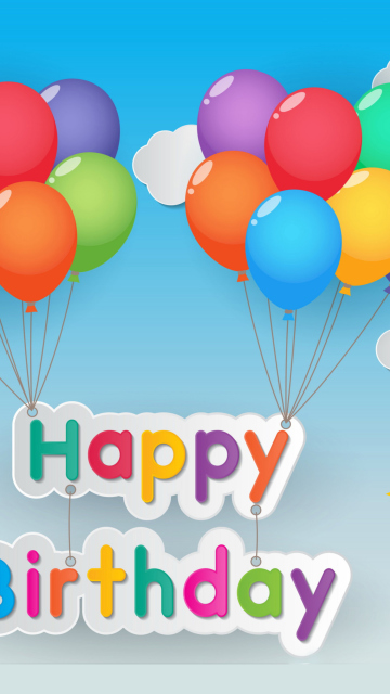 Das Happy Birthday Wallpaper 360x640