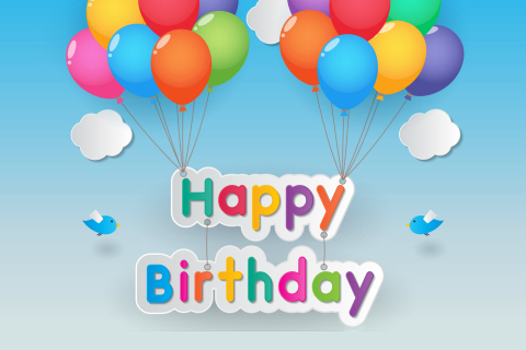 Happy Birthday wallpaper 480x320