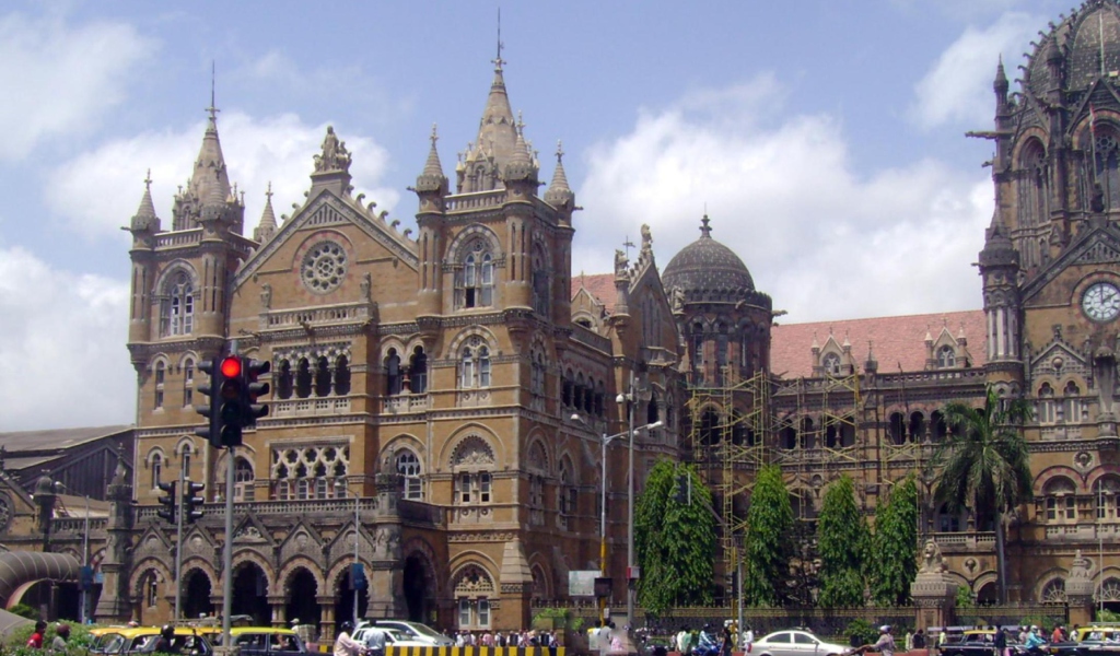 Обои Mumbai Central Station 1024x600