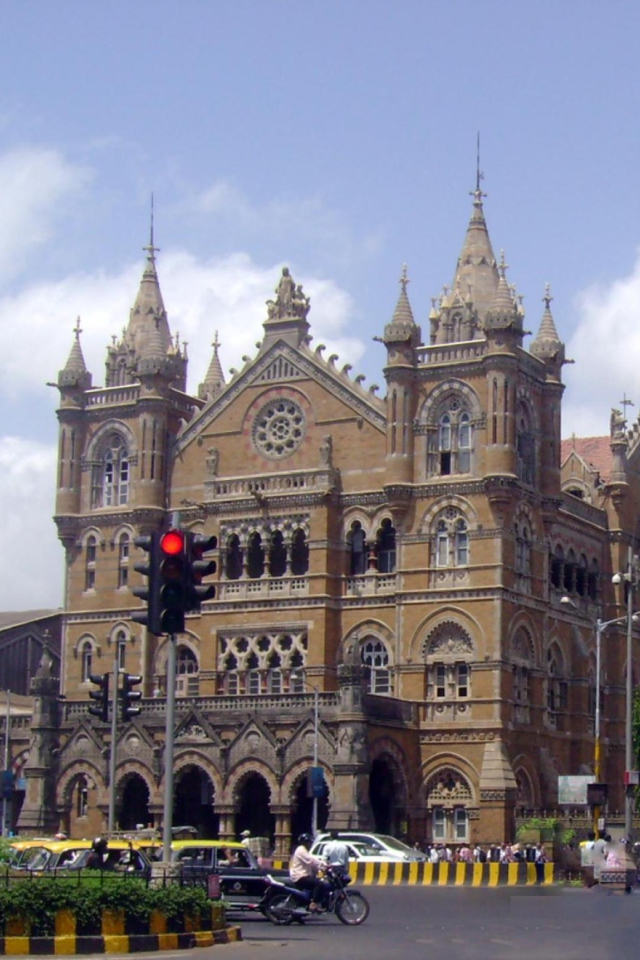Fondo de pantalla Mumbai Central Station 640x960