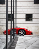 Fondo de pantalla Red Ferrari 458 Italia 128x160