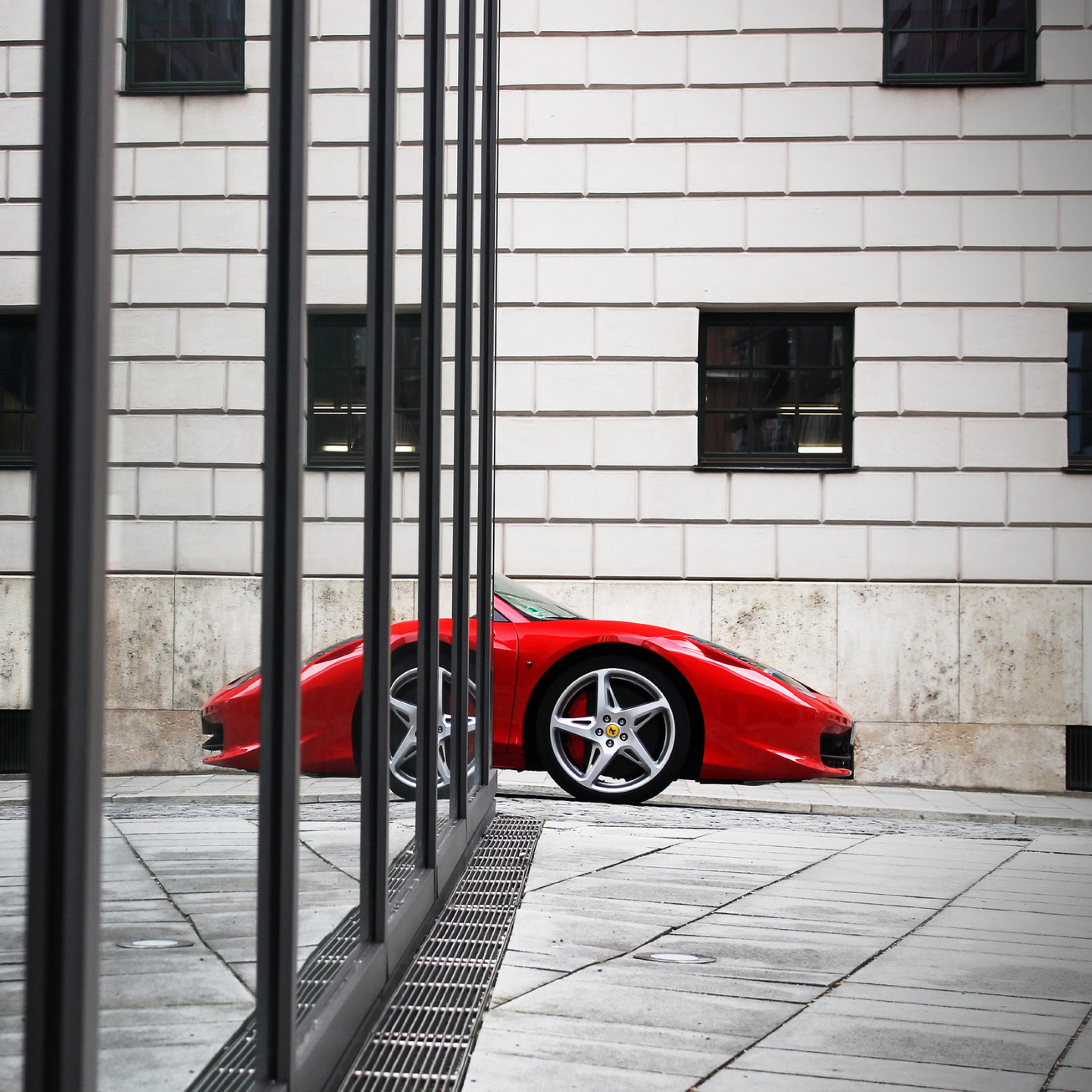 Screenshot №1 pro téma Red Ferrari 458 Italia 2048x2048