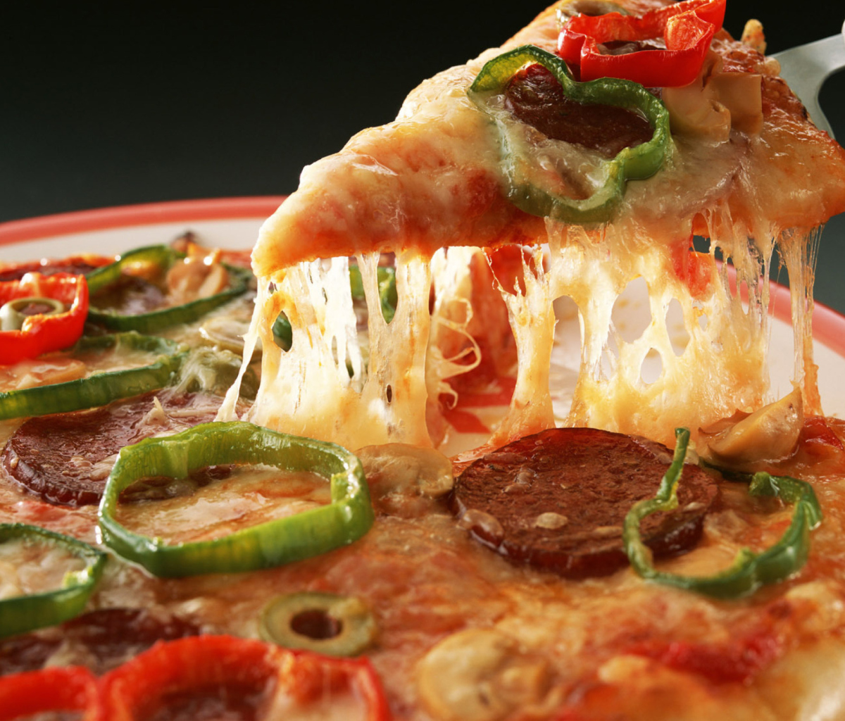 Sfondi Slice of Pizza 1200x1024