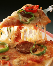 Sfondi Slice of Pizza 176x220