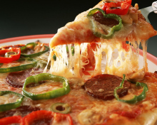 Fondo de pantalla Slice of Pizza 220x176