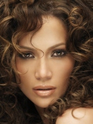 Fondo de pantalla Jennifer Lopez With Curly Hair 132x176