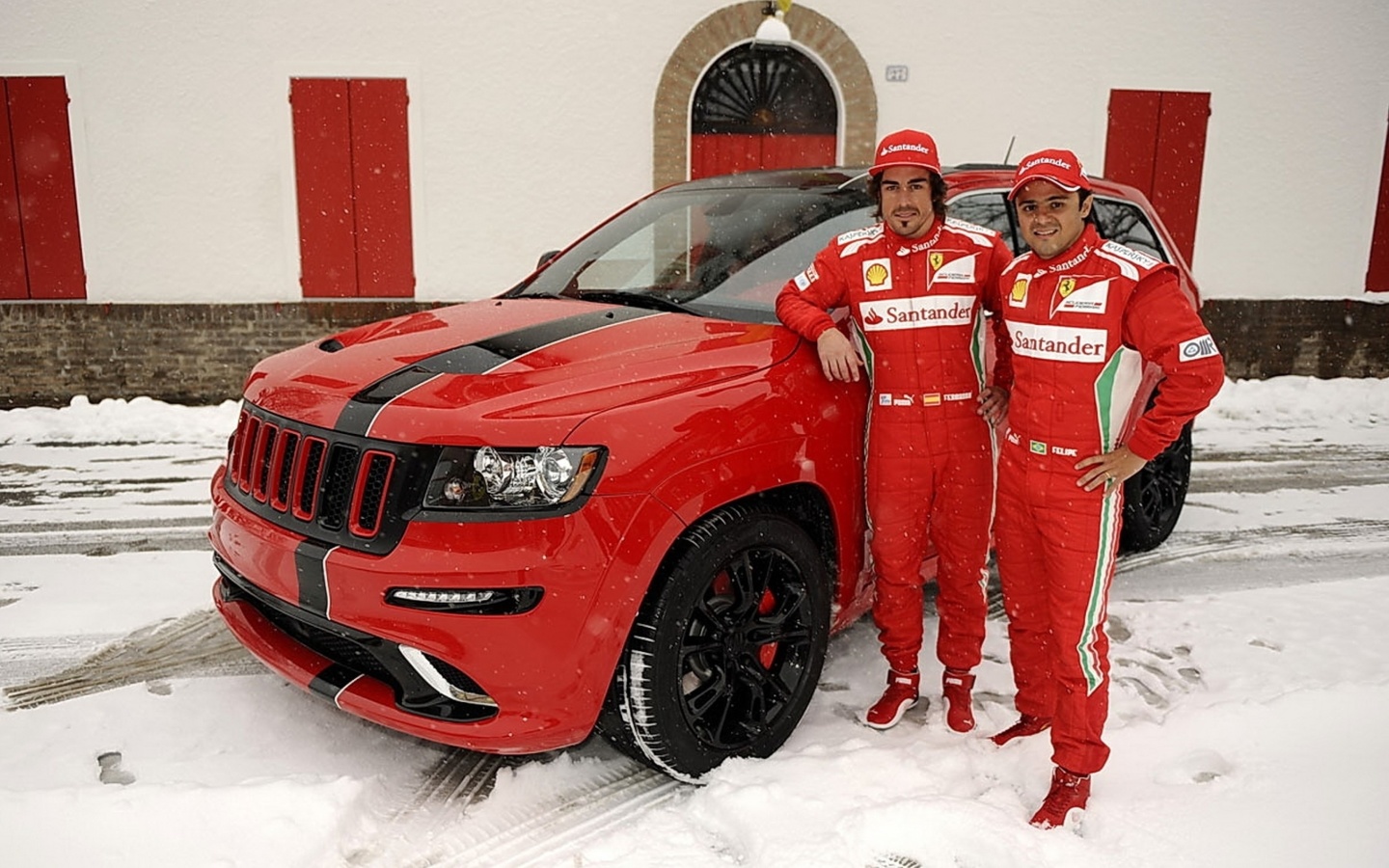 Fondo de pantalla Jeep Grand Cherokee SRT8 Ferrari Edition 1440x900