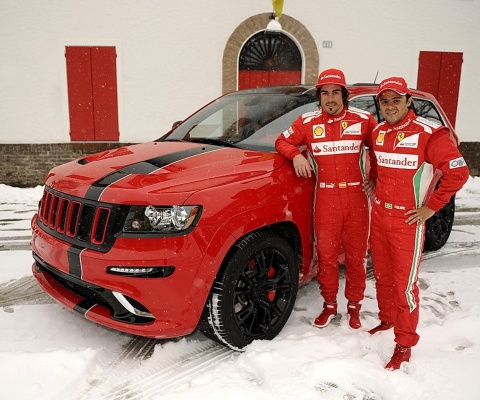 Sfondi Jeep Grand Cherokee SRT8 Ferrari Edition 480x400