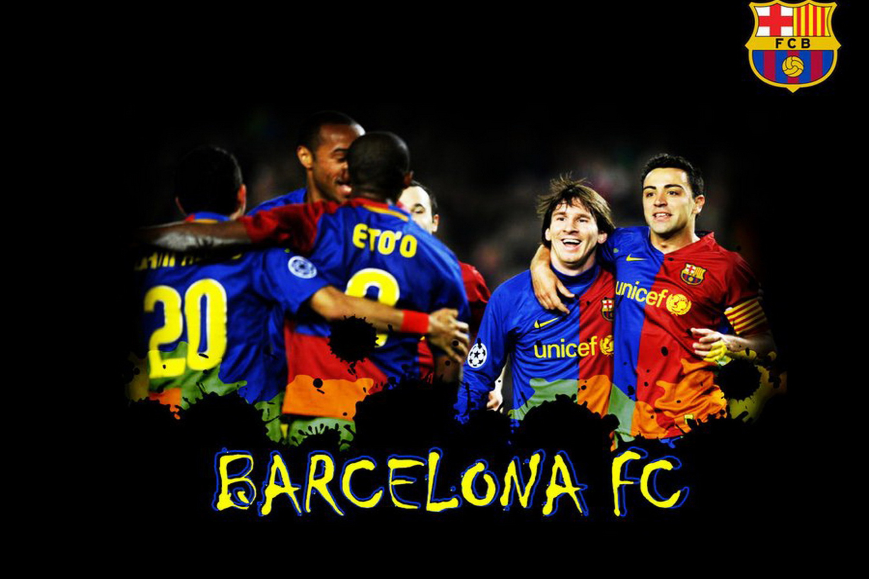 Das Barcelona Team Wallpaper 2880x1920